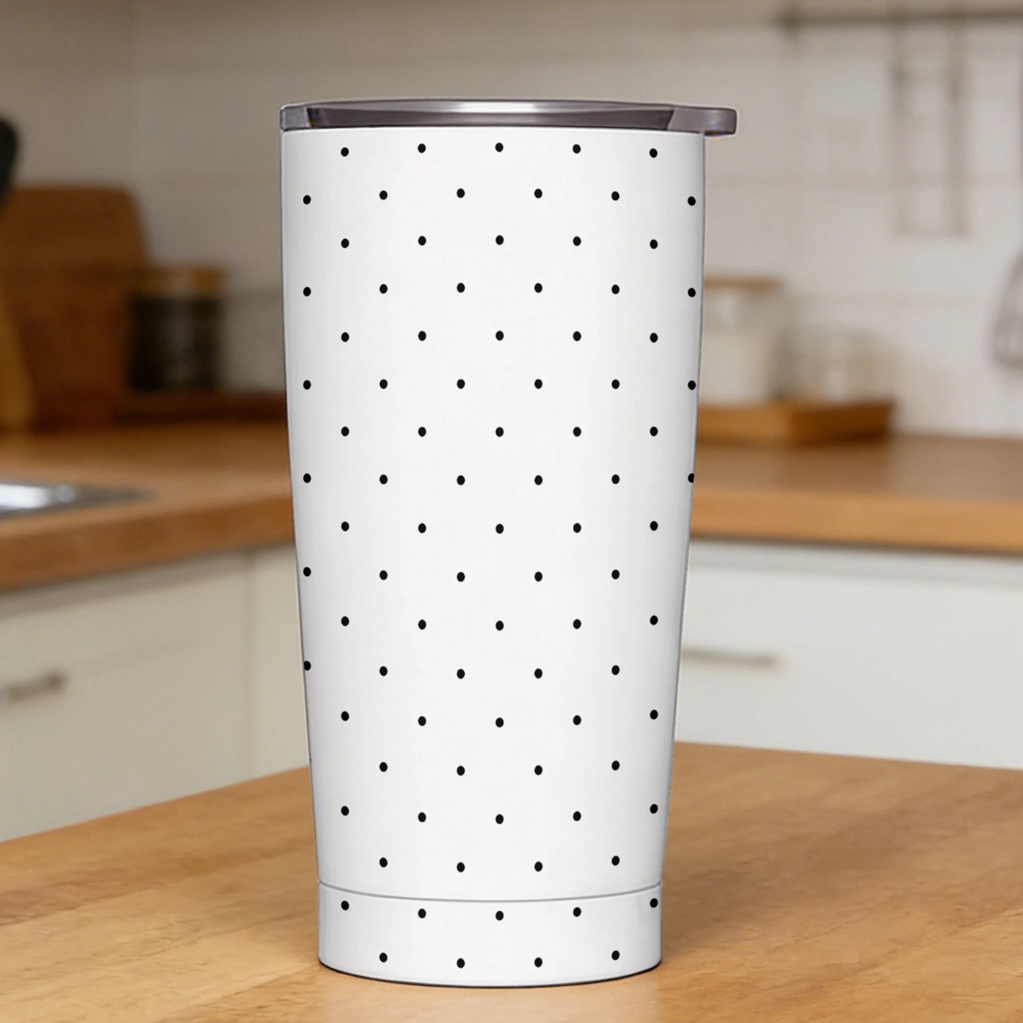 Tumbler 20Oz White - Copo Térmico de Aço Inoxidável com