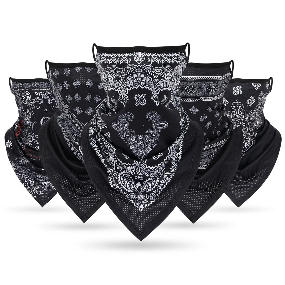 Bandana Blank White - Máscara Bandana Multifuncional com Earloops, Capa