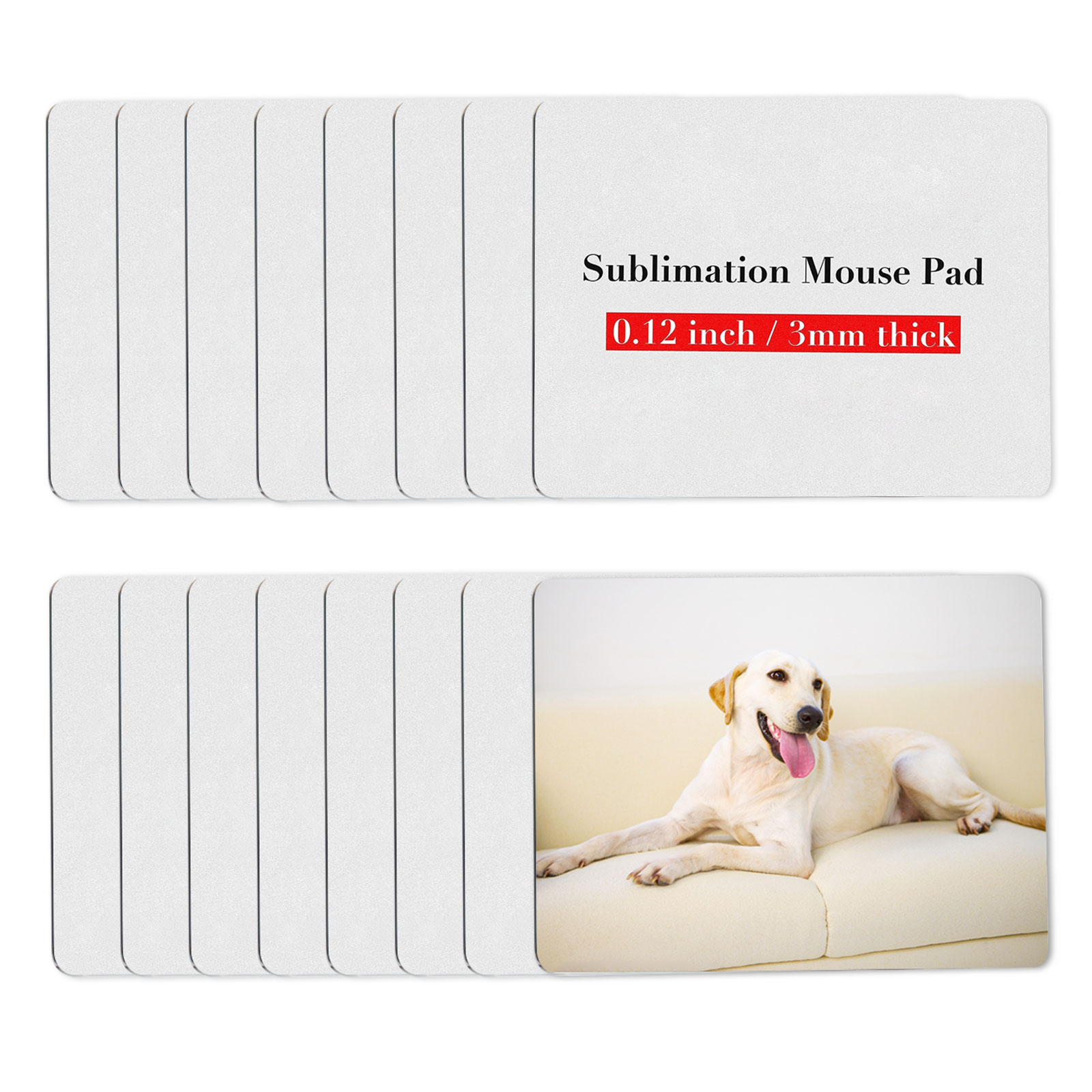 Mouse Pad Blank Sublimation - 8 pçs sublimação mouse pad em
