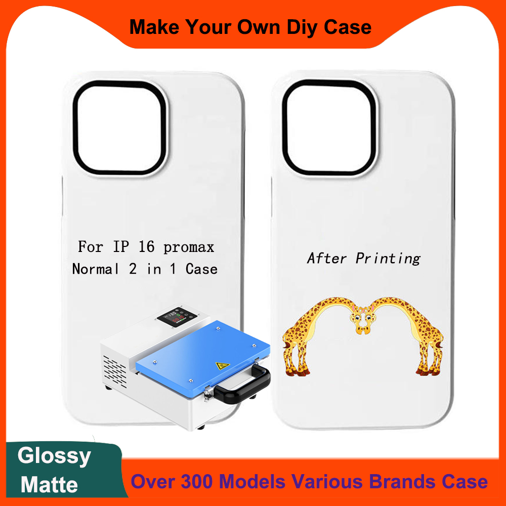 Phone Case Blank Print - 5 peças de capa de celular