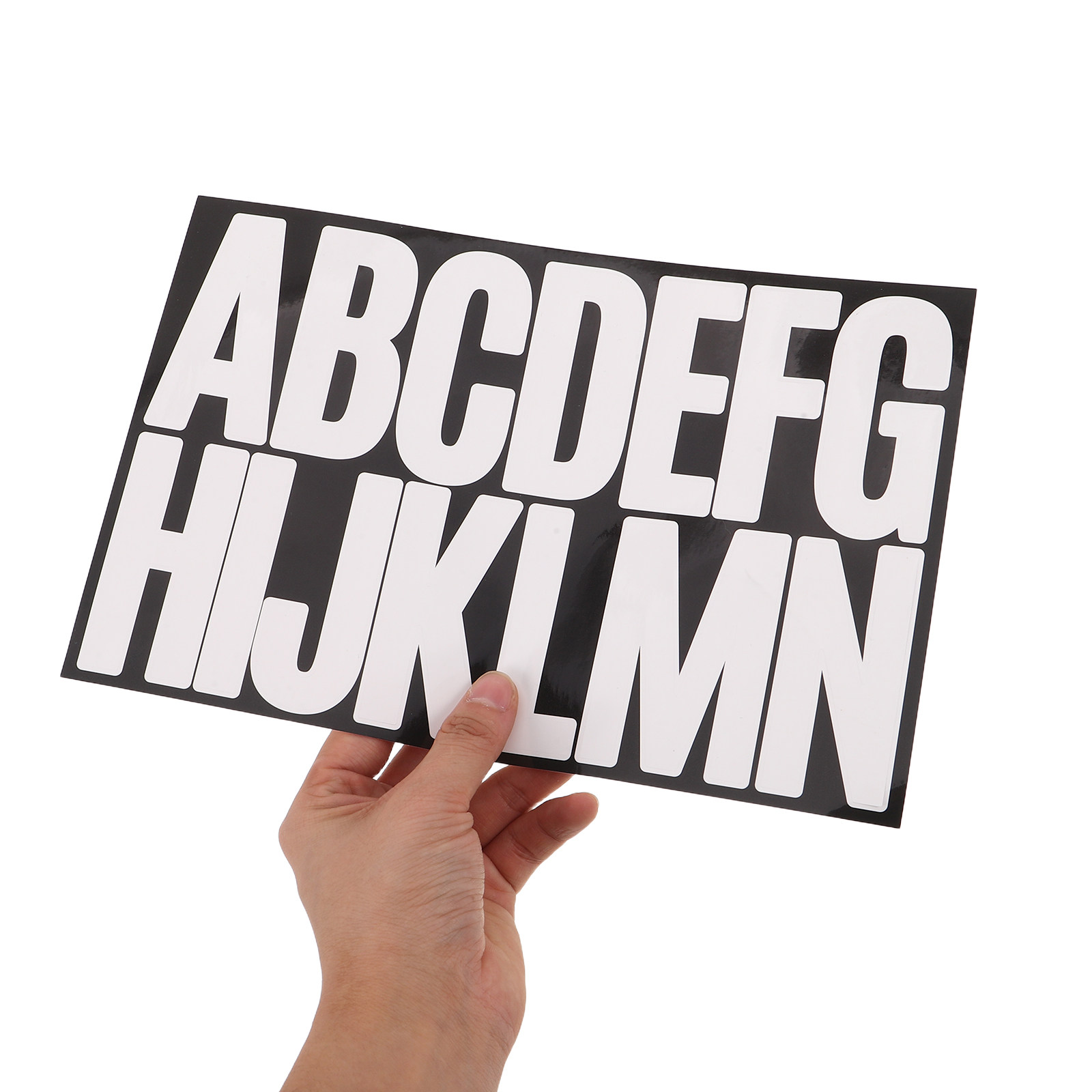 Yard Sign Blank - 15 Folhas Grandes de Adesivos Brancos