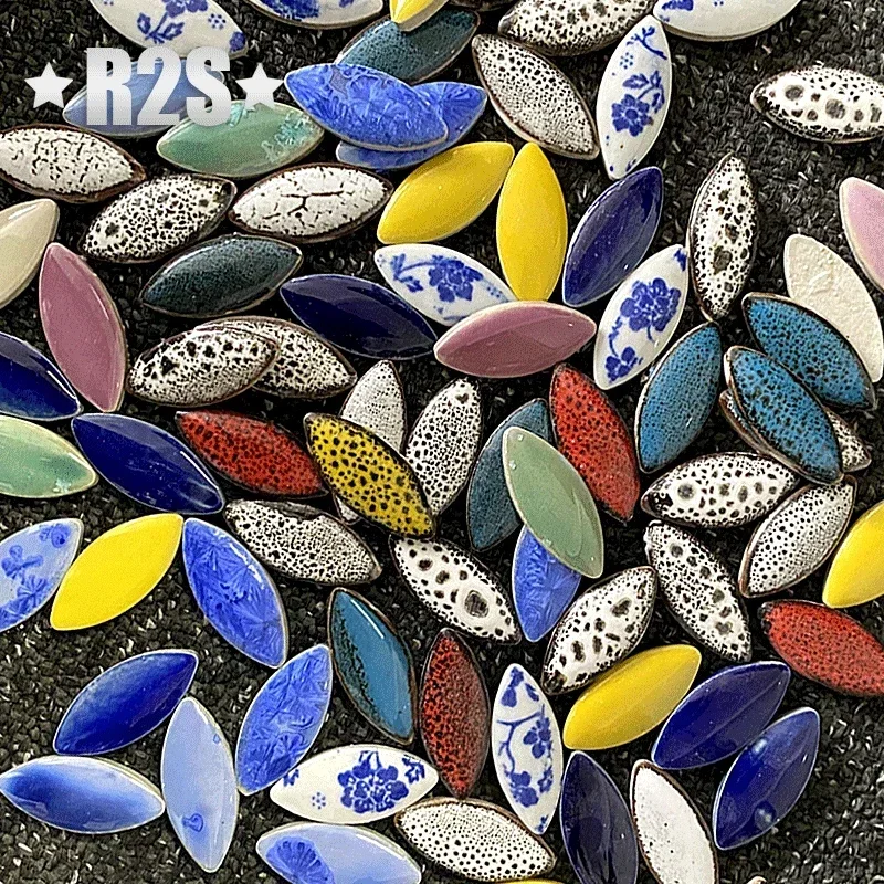 Ceramic Tile Blank - 100g cor misturada irregular cerâmica mosaico