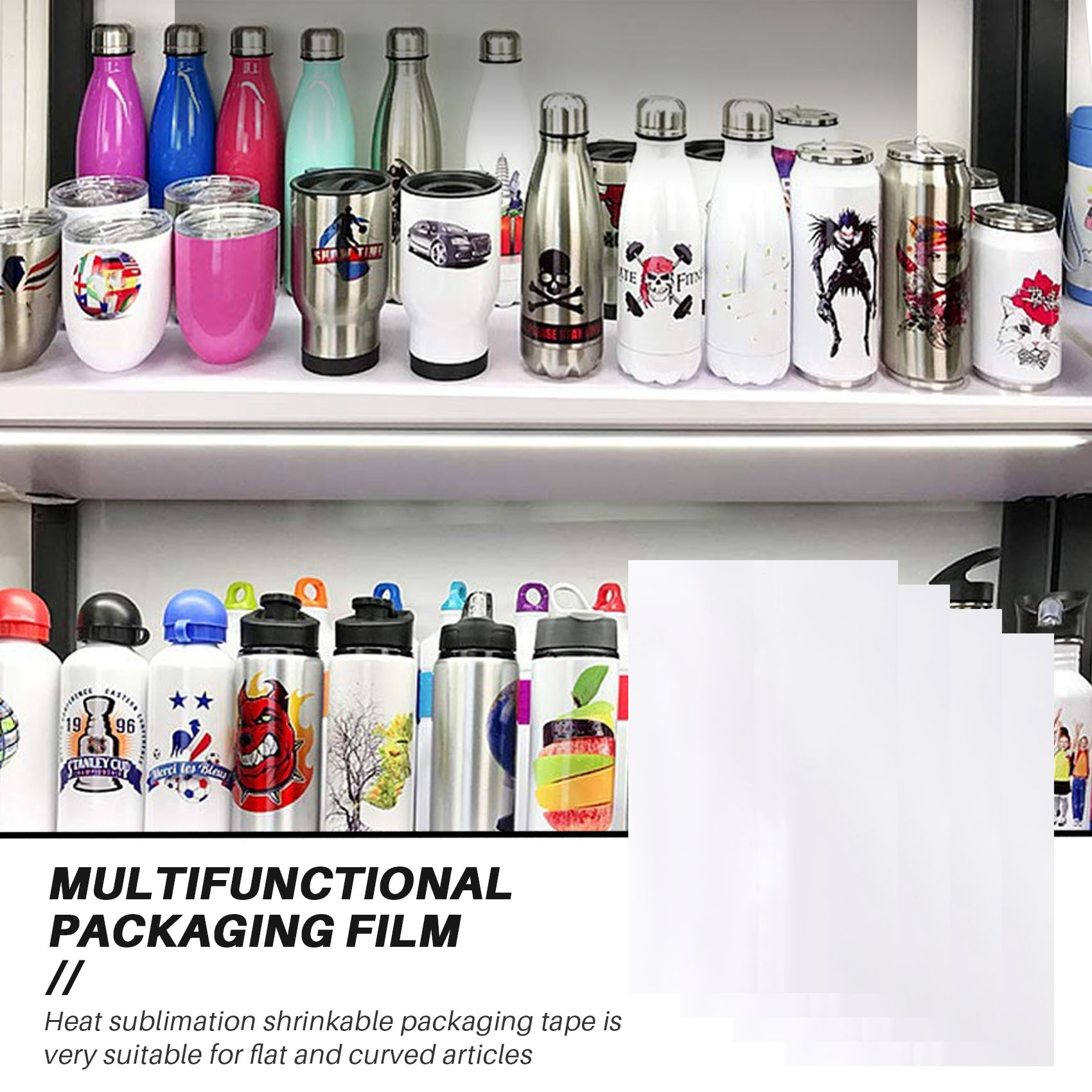 Sublimation Mug White - Mangas de plástico retrátil para sublimação