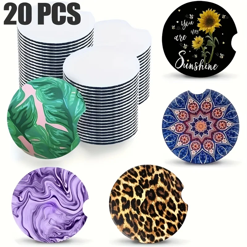 Coasters carro em branco subli - Coaster Sublimation Blank avaliação e preço