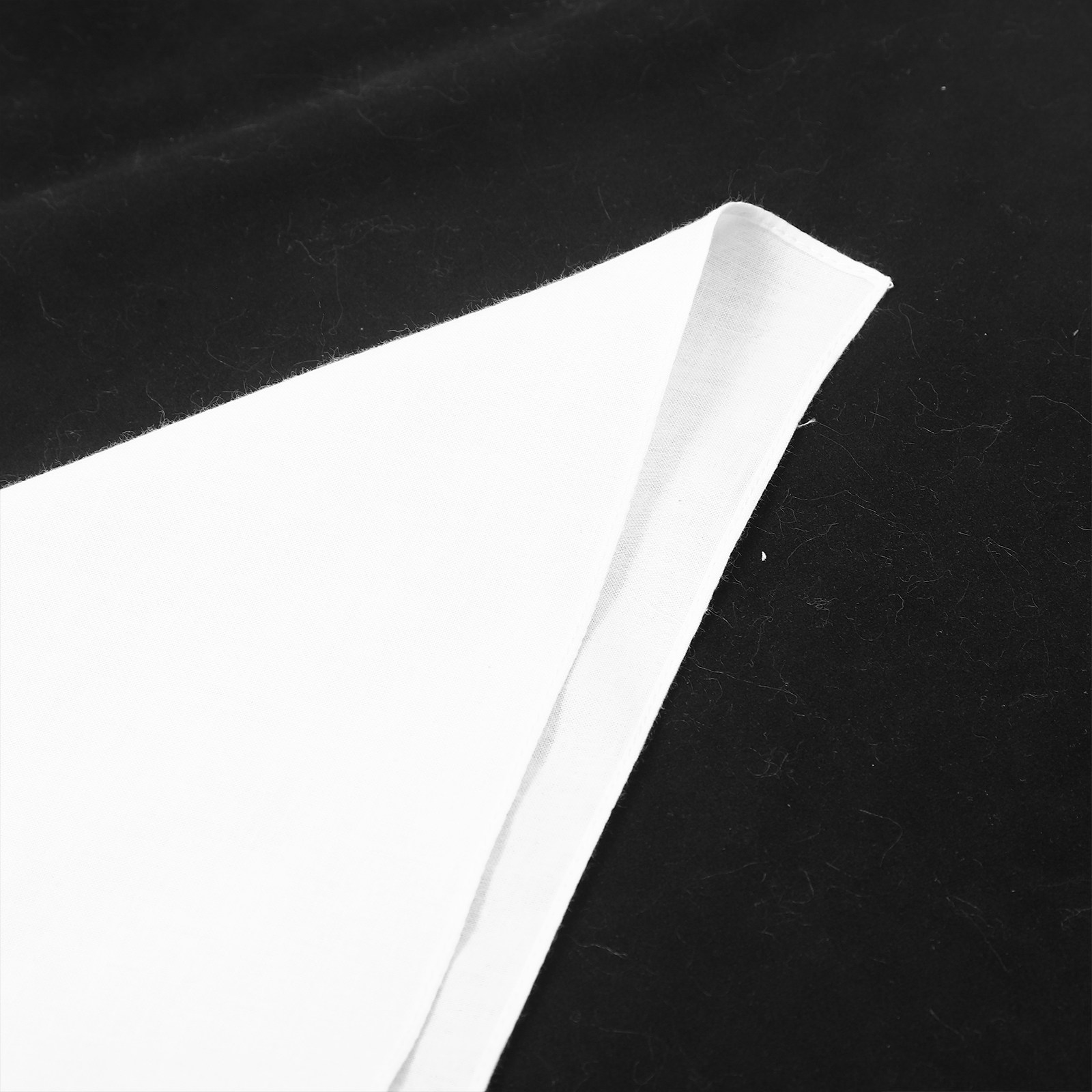 Lenço de Algodão Branco Quadra - Bandana Blank White avaliação e preço