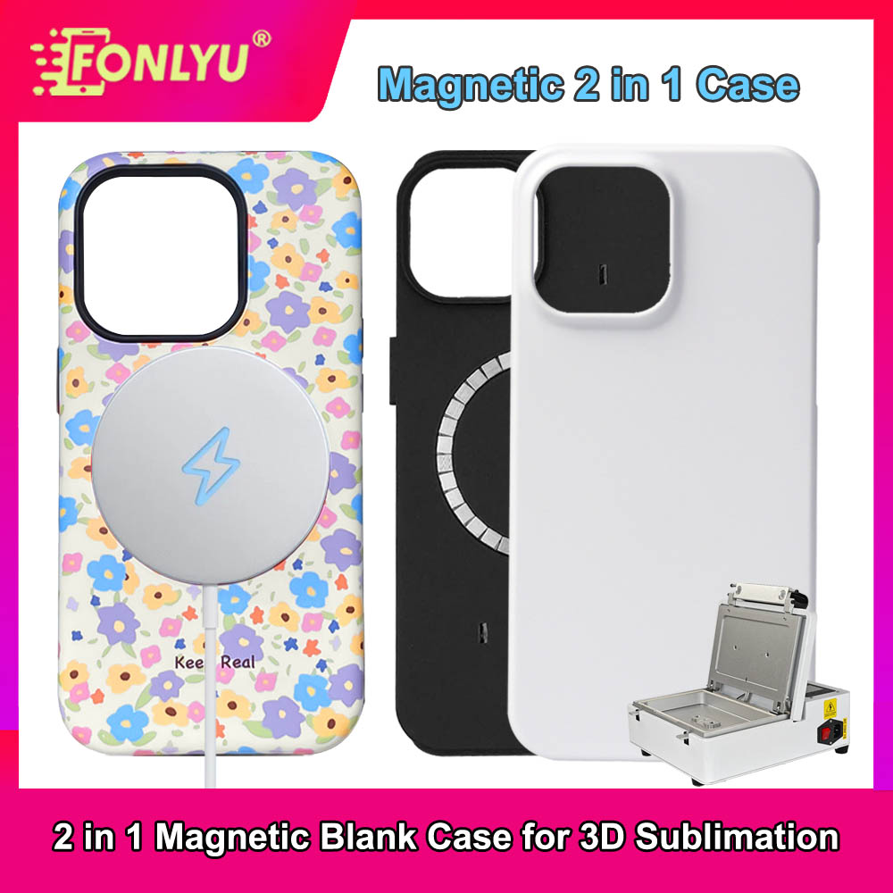 Capa Magnética FONLYU 2 em 1 p - Phone Case Blank Print avaliação e preço