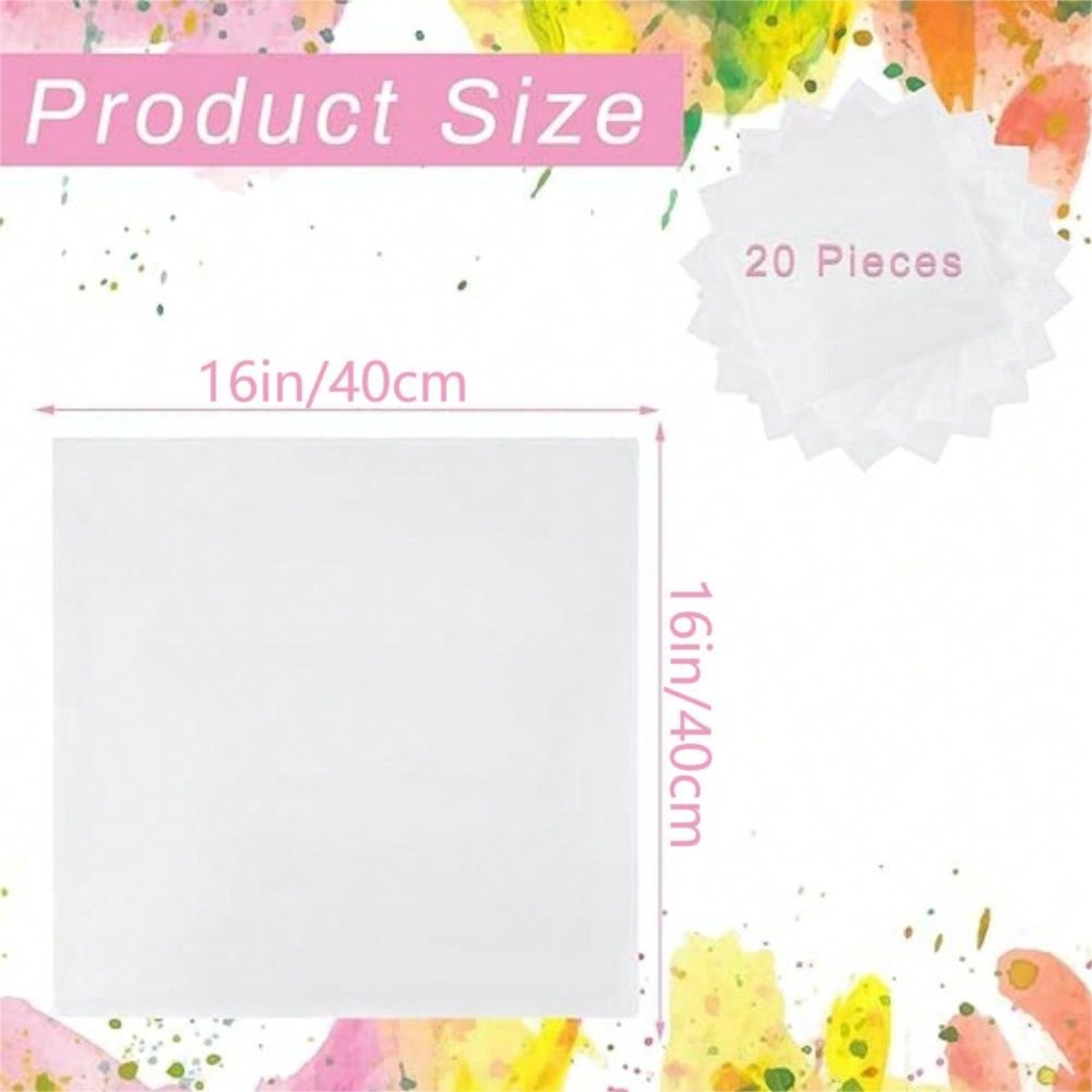 Lenços brancos de 16 polegadas - Bandana Blank White avaliação e preço