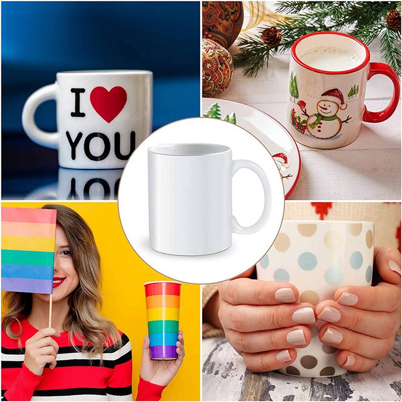 ABXF-280Pcs Filme Termoencolhí - Sublimation Mug White avaliação e preço