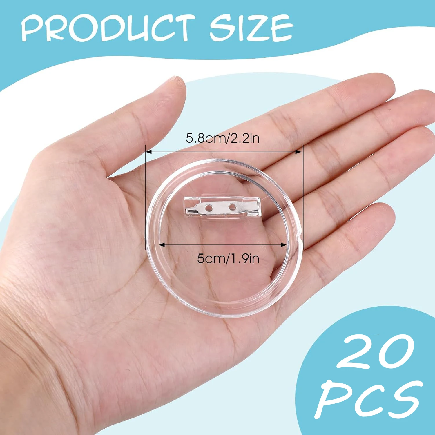 5-20 peças botões em branco co - Button Badge Blank avaliação e preço