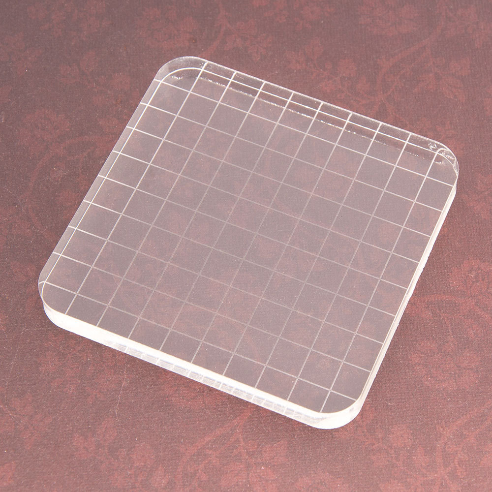 Bloco de carimbo acrílico tran - Photo Acrylic Block avaliação e preço