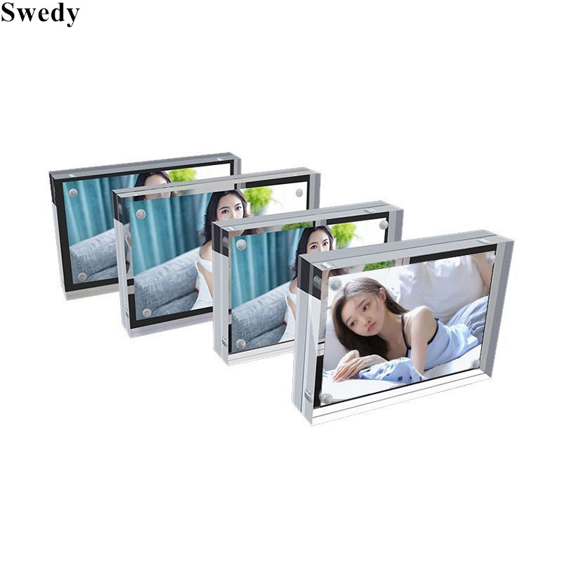 Double Sided Magnetic Photo Pi - Photo Acrylic Block avaliação e preço