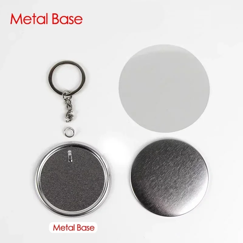 100 peças 44mm 58mm chaveiros  - Button Badge Blank avaliação e preço