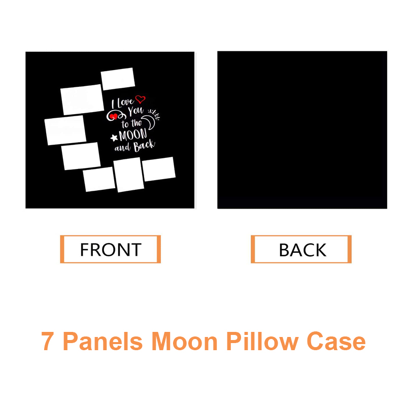 10 pçs/lote 7 painéis em branc - Pillow Cover Sublimation avaliação e preço