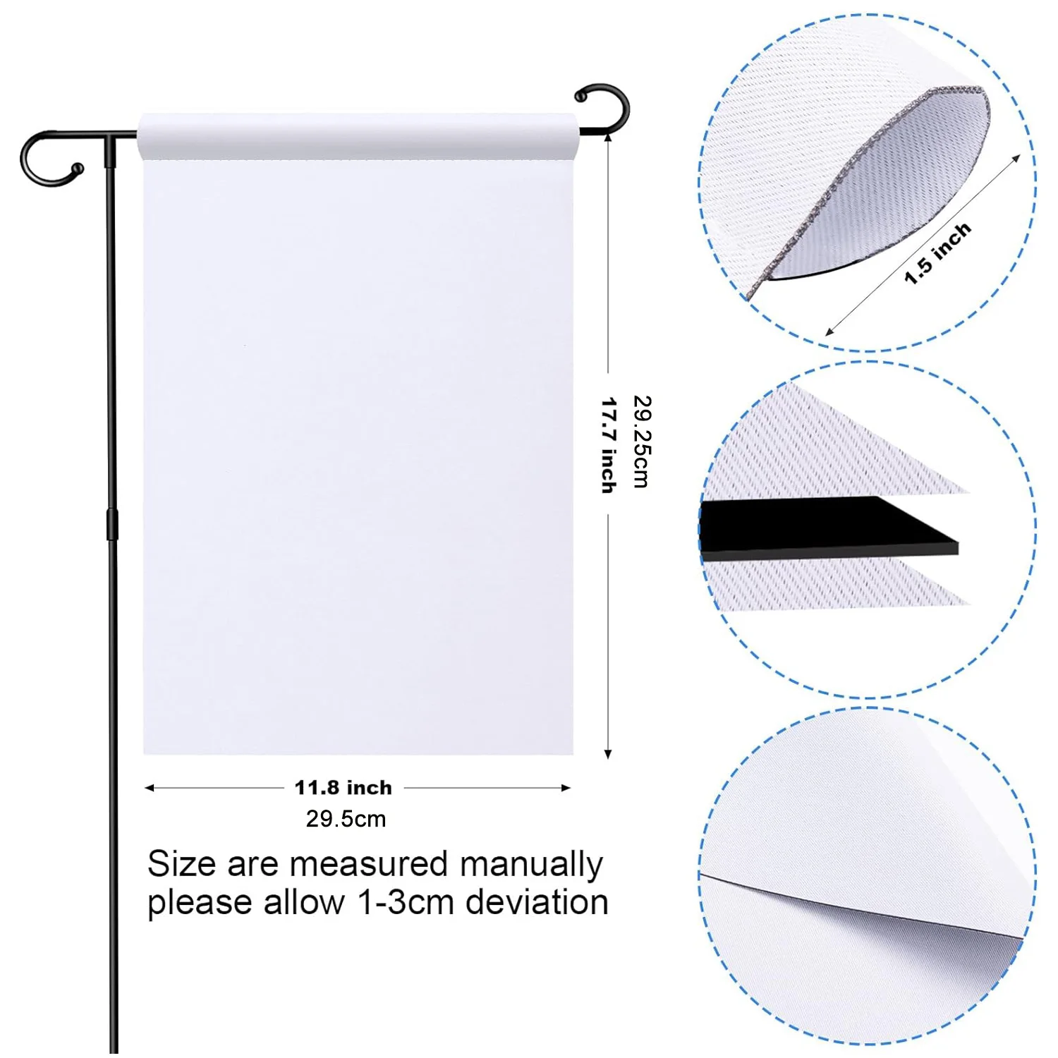 Double-Sided Blank Jardim Band - Yard Sign Blank avaliação e preço
