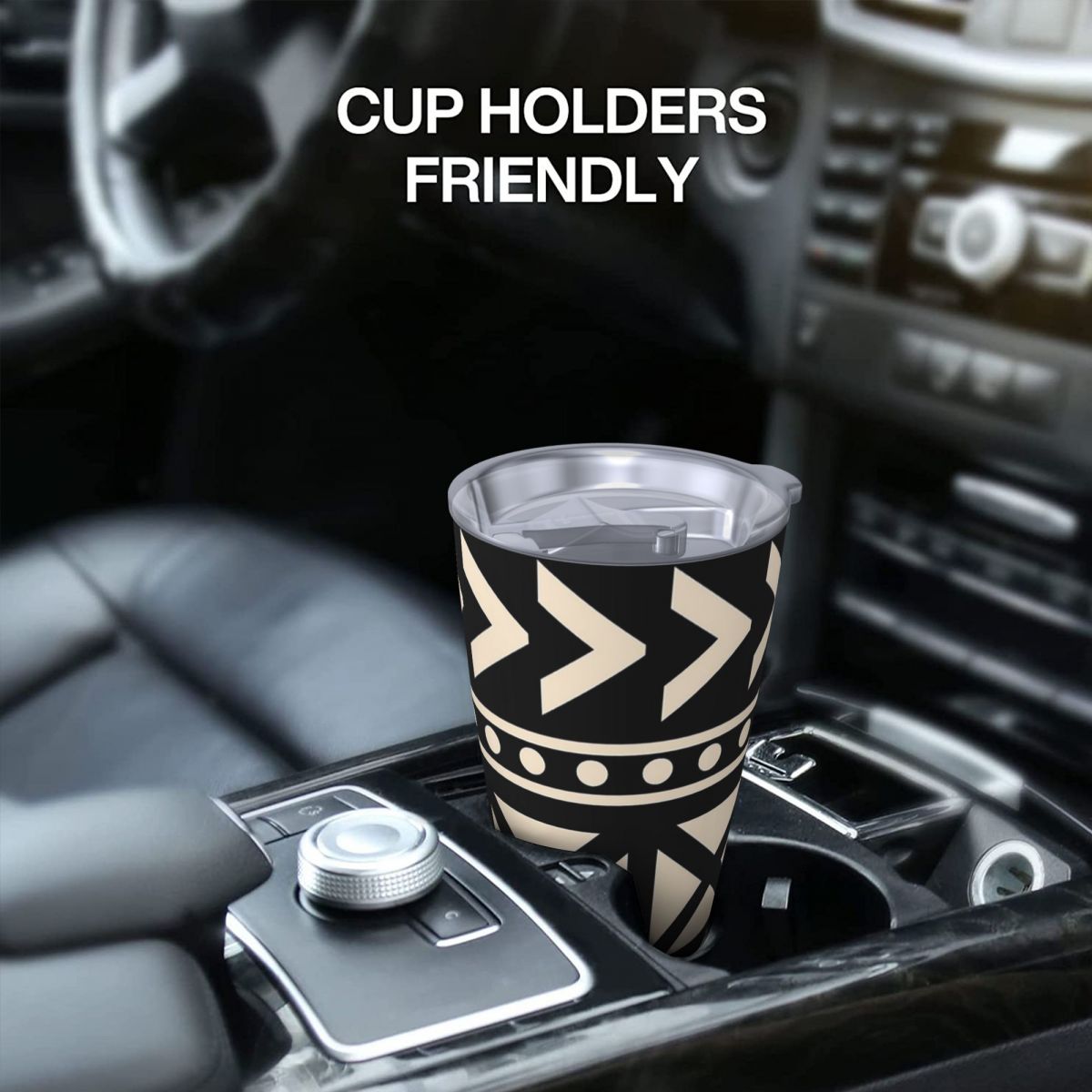 Pano de lama africano preto e  - Tumbler 20Oz White avaliação e preço