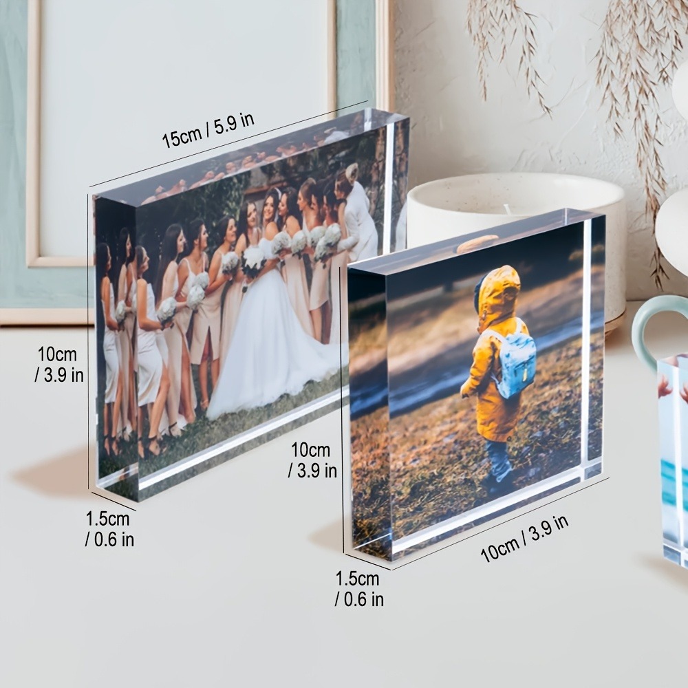Bloco de Foto 3D Personalizado - Photo Acrylic Block avaliação e preço