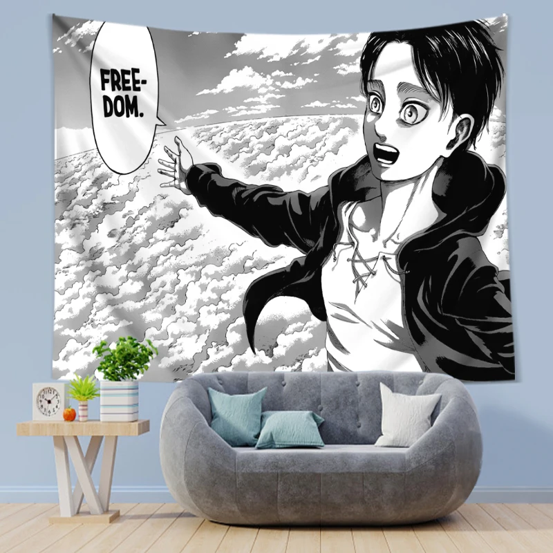 Eren yeager liberdade mangá ca - Canvas Wrap Ready avaliação e preço