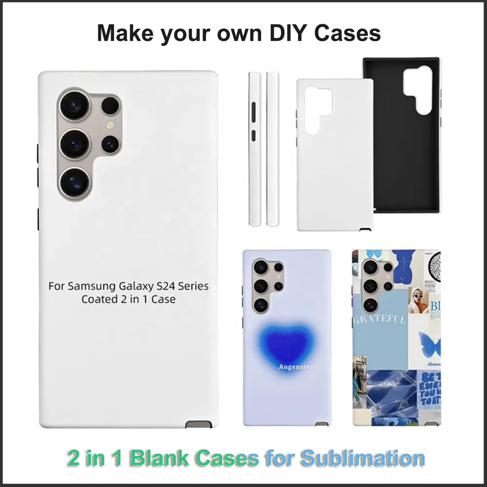 5 pçs revestido 2 em 1 casos d - Phone Case Blank Print avaliação e preço