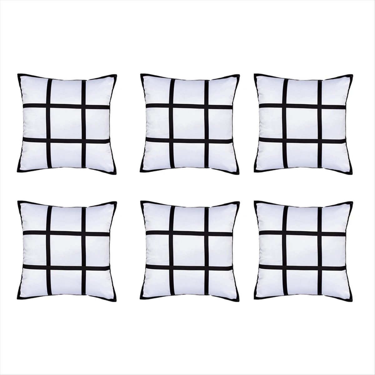 A75k 6 pçs sublimação painel e - Pillow Cover Sublimation avaliação e preço