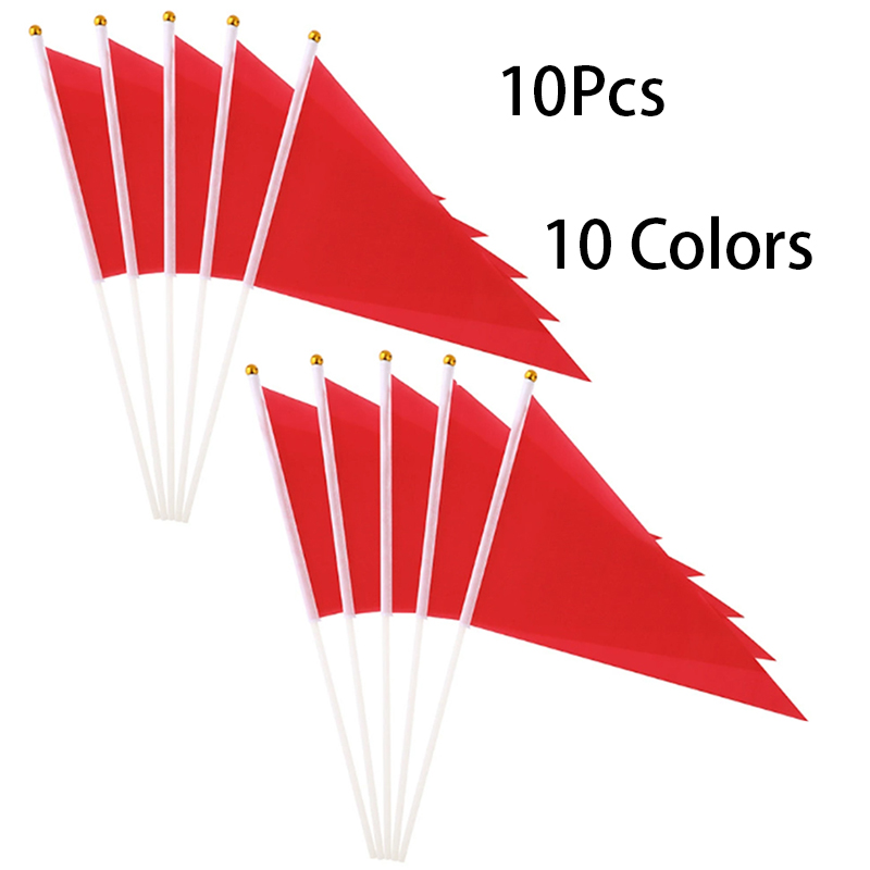10 bandeiras triangulares colo - Yard Sign Blank avaliação e preço