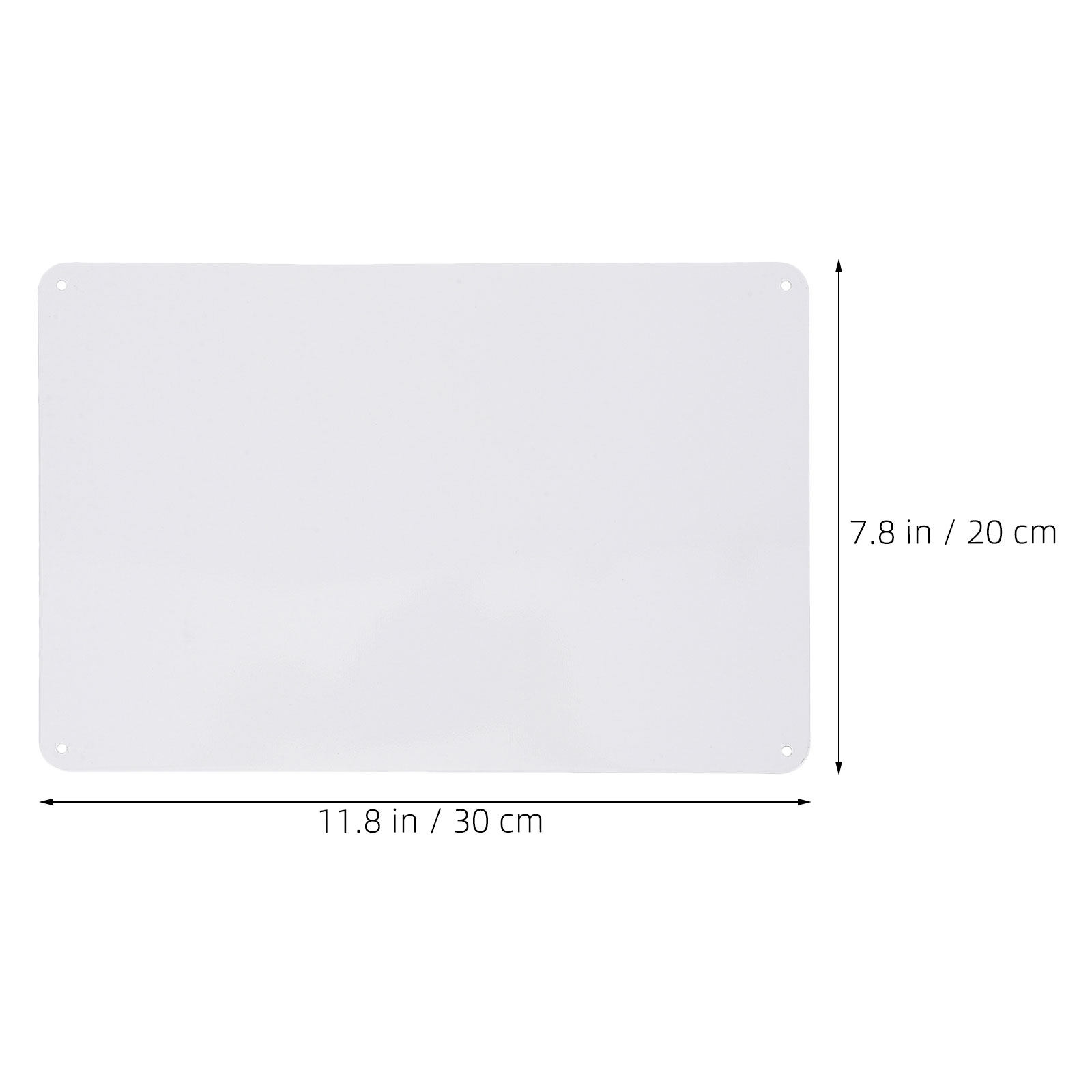 2 Peças Placa de Metal Estável - Yard Sign Blank avaliação e preço