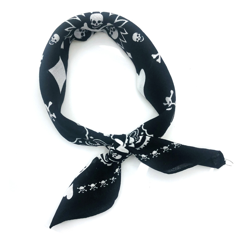 55cm branco preto vermelho crâ - Bandana Blank White avaliação e preço