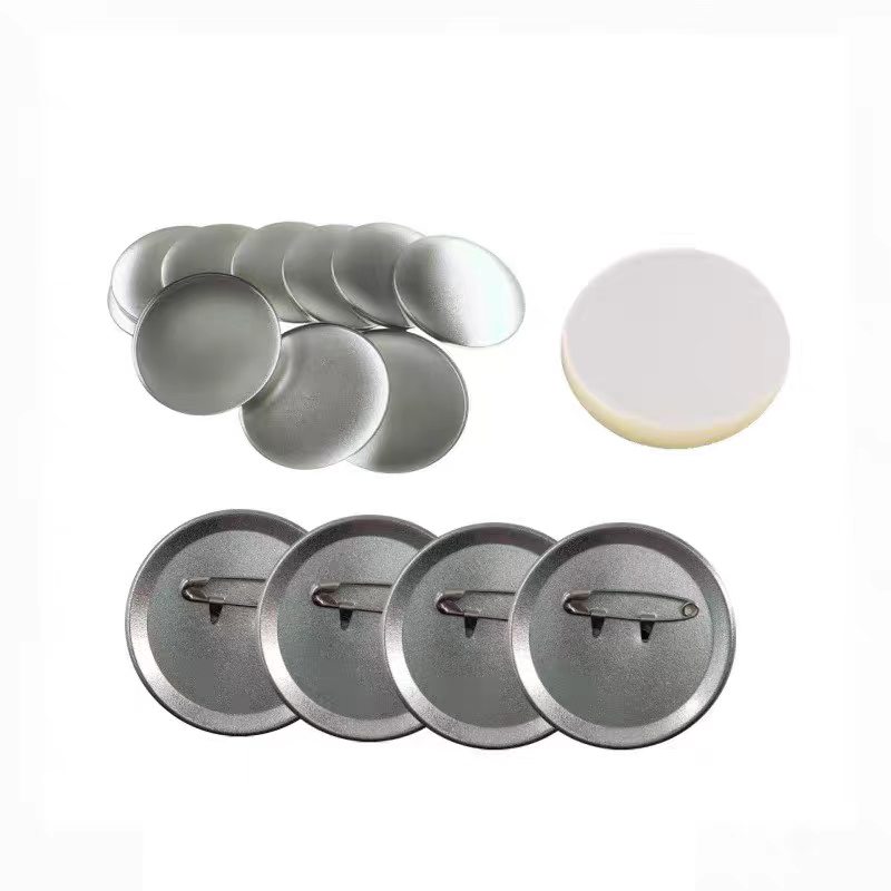 100 peças de material bruto pa - Button Badge Blank avaliação e preço
