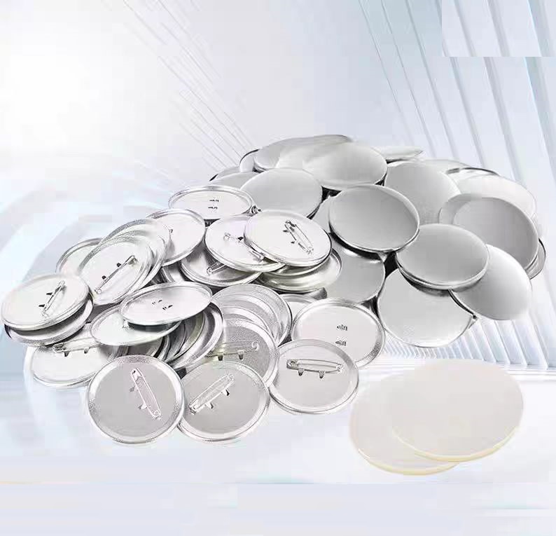 100 peças de material bruto pa - Button Badge Blank avaliação e preço