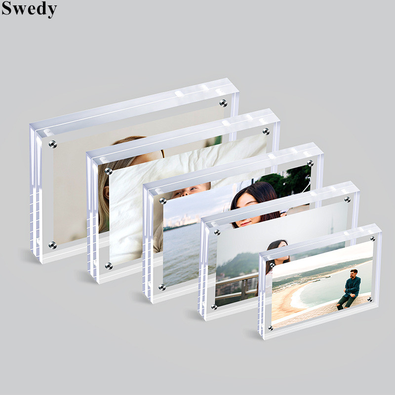 Suporte de sinal acrílico magn - Photo Acrylic Block avaliação e preço