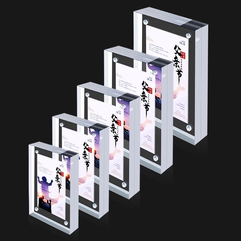 Suporte de sinal acrílico magn - Photo Acrylic Block avaliação e preço