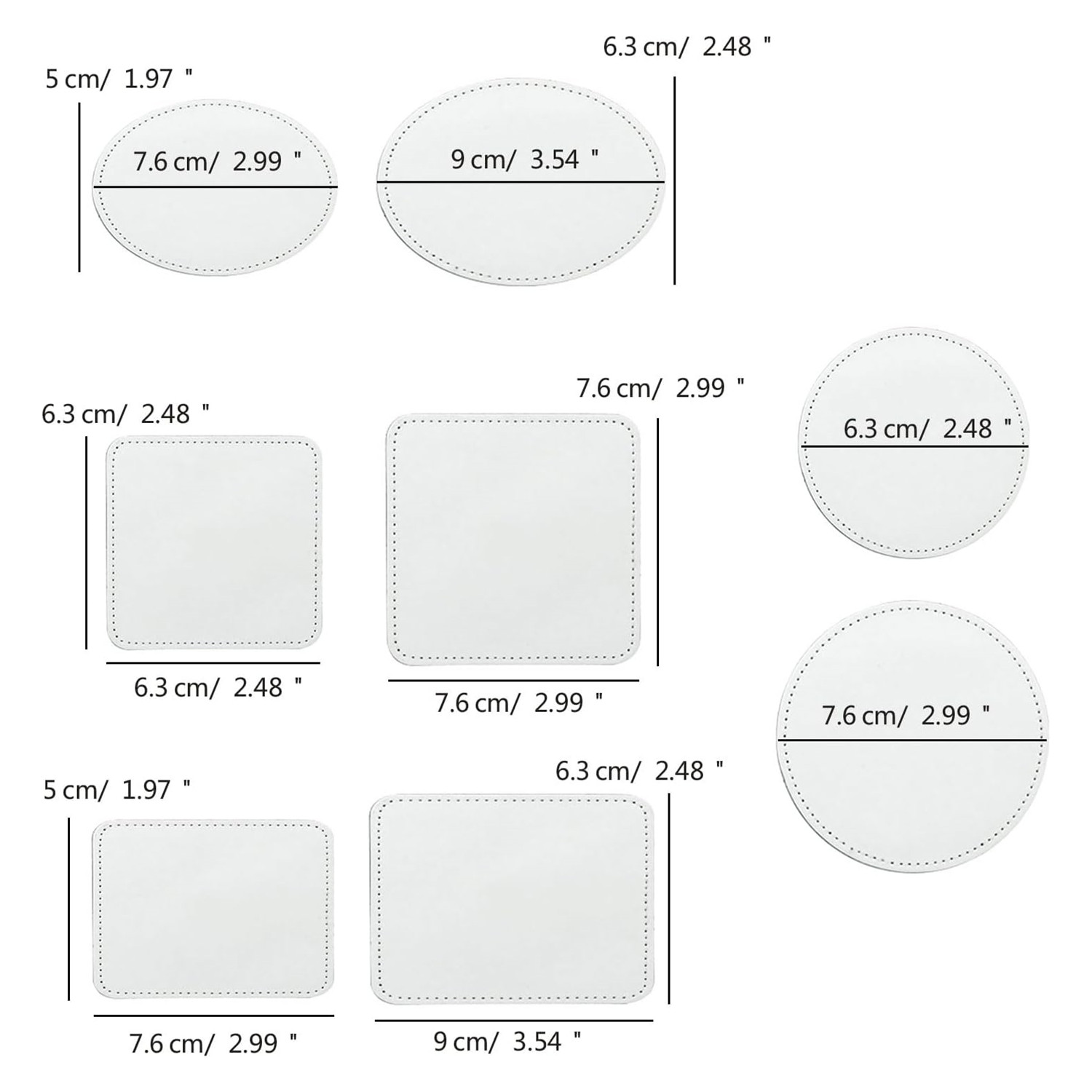 Remendos de chapéu de couro si - Hat Sublimation Blank avaliação e preço
