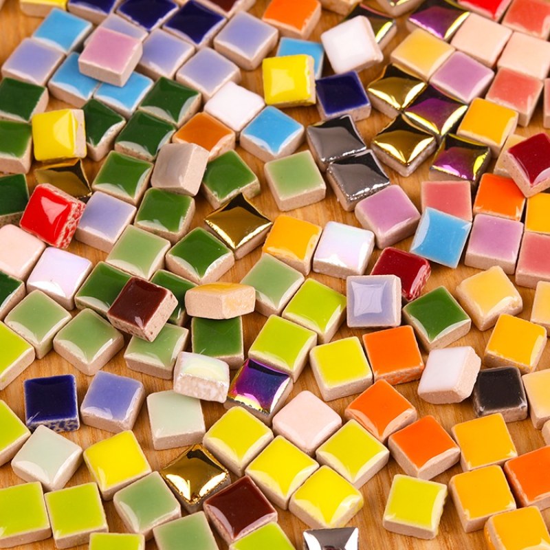 100g diy telhas de mosaico cer - Ceramic Tile Blank avaliação e preço