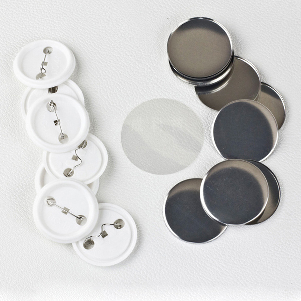 100 Pçs/set Plástico Fornecime - Button Badge Blank avaliação e preço