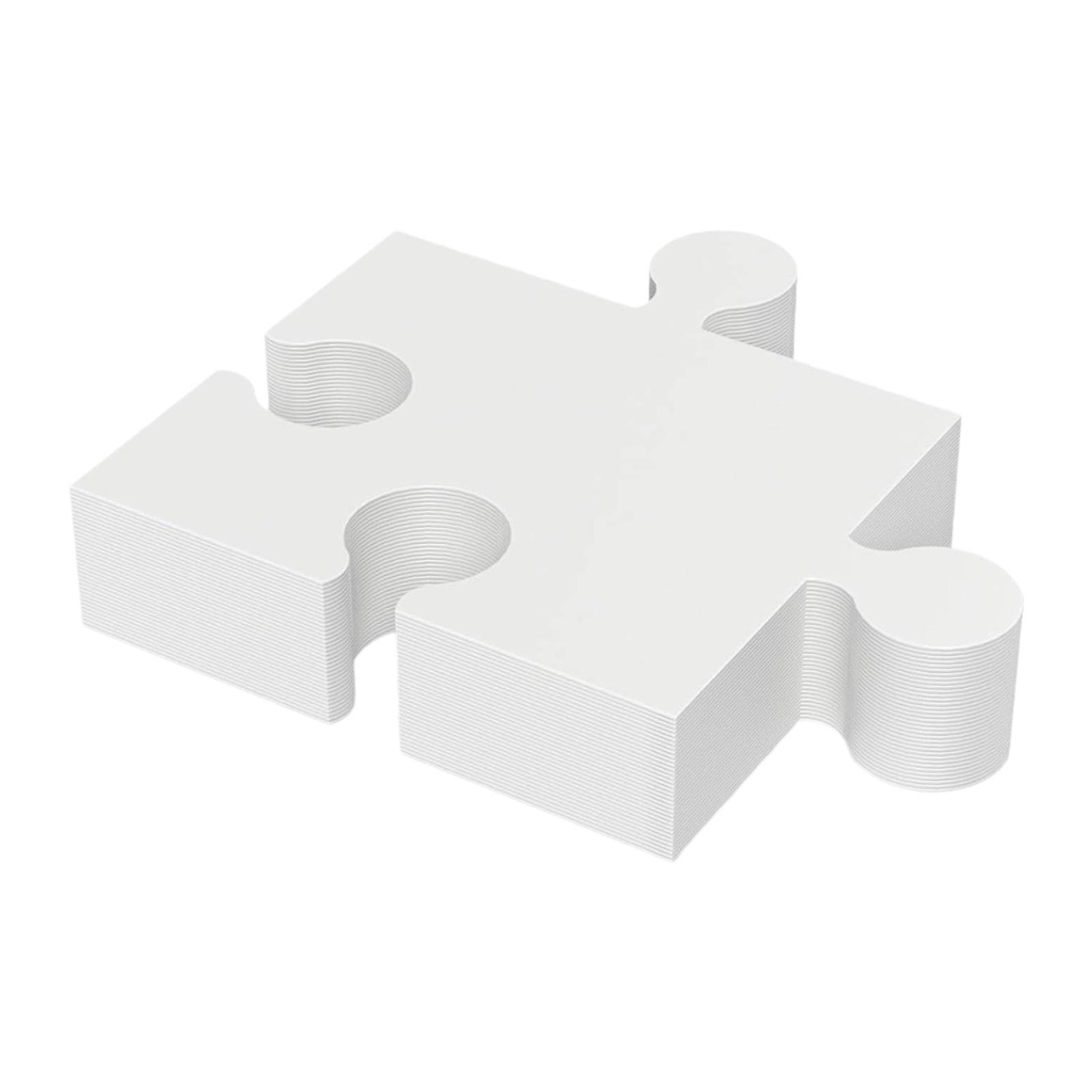 30 Peças de Quebra-Cabeça para - Puzzle Blank White avaliação e preço