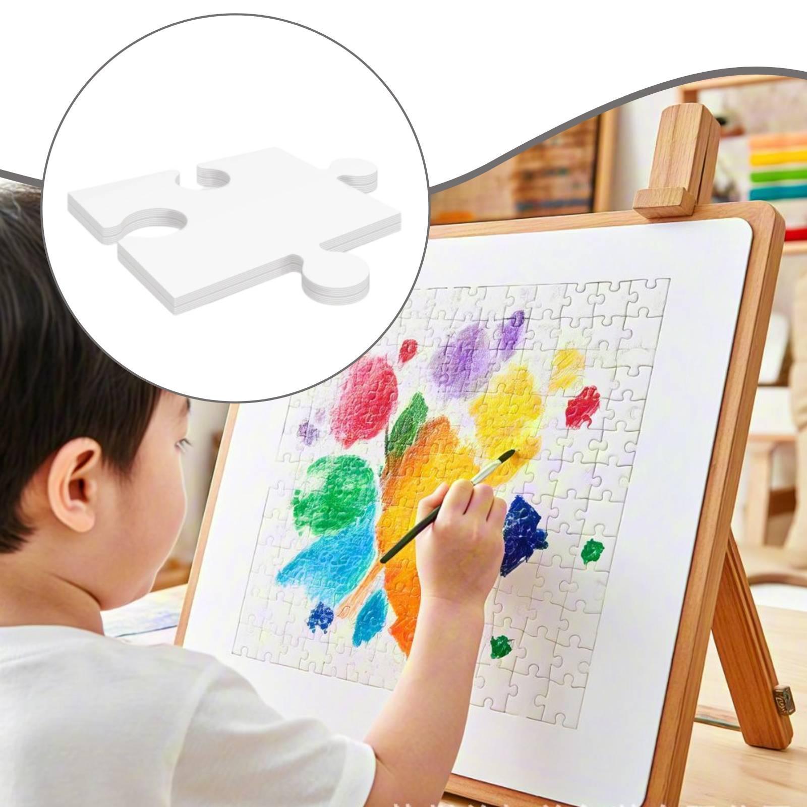 Quebra-Cabeças em Cartão Branc - Puzzle Blank White avaliação e preço