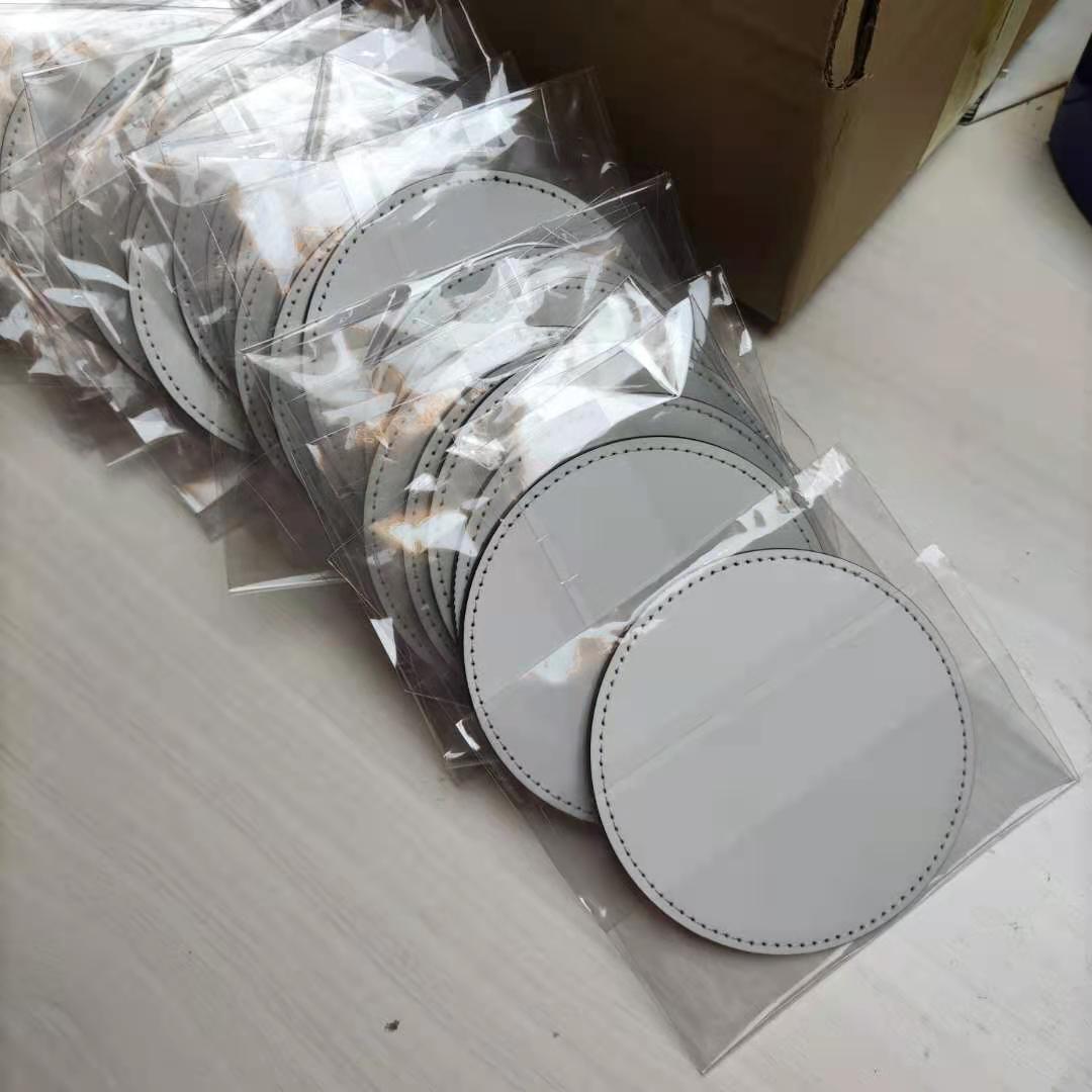 50 pçs/lote 10*10cm nova subli - Coaster Sublimation Blank avaliação e preço